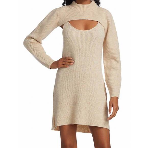 dh New York
 Ren Sweater Combination Midi-Dress